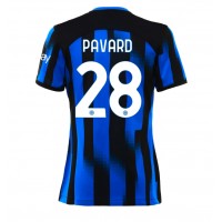 Billiga Inter Milan Benjamin Pavard #28 Hemma fotbollskläder Dam 2023-24 Kortärmad